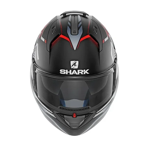 Shark EVO-ONE 2 Keenser Mat Helmet M Black-Silver-Red