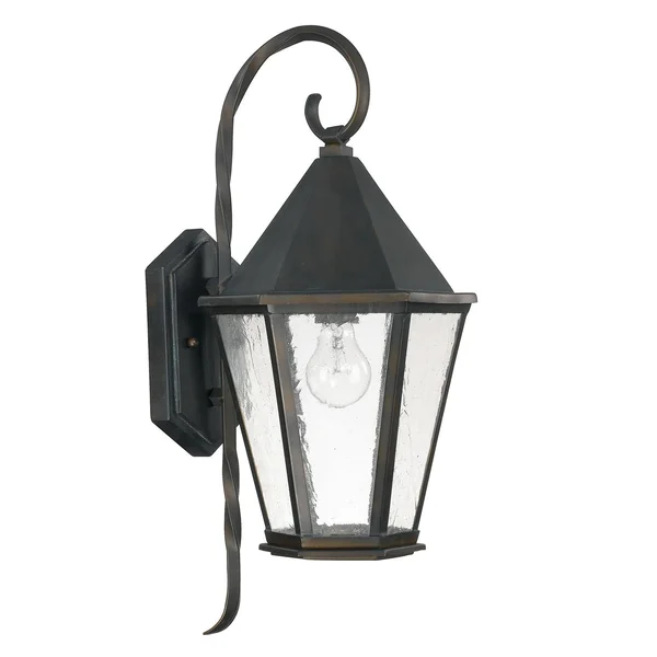 Capital Lighting 9621OB Spencer 1 Light Outdoor Wall Lantern - Old Bronze