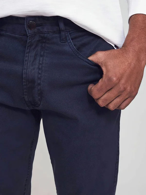 Faherty Men's Comfort Twill 5-Pocket 2.0 Pants - Navy - Size 28, Cotton