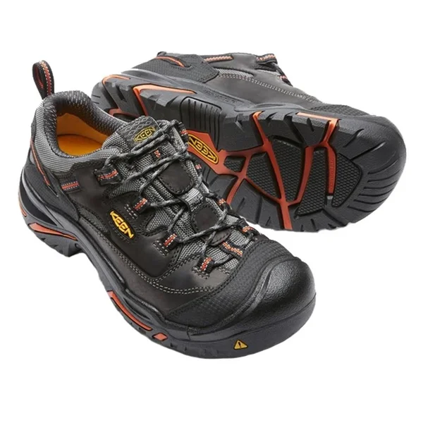 Keen Utility Braddock Low Steel Toe - Men's Black/Bossa Nova