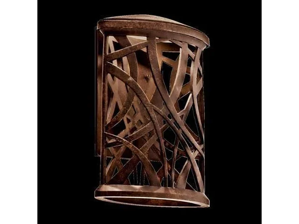 Kichler Maya Palm Outdoor Wall 1 Light LED - Aged Bronze - 49248AGZLED