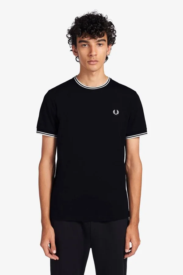 Fred Perry Twin Tipped T-Shirt, Black