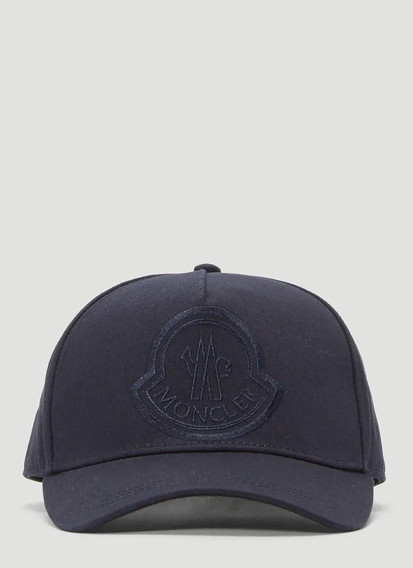 Moncler Logo Cap - Blue - Hats