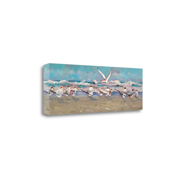 Tangletown Fine Art The Late Comer by Graham Forsythe, Giclee Print on Wrap Canvas, 39x22x13x22