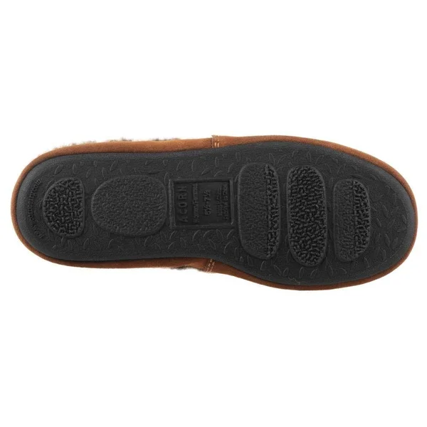 Acorn Women's Moc Slippers, Buff Popcorn, S