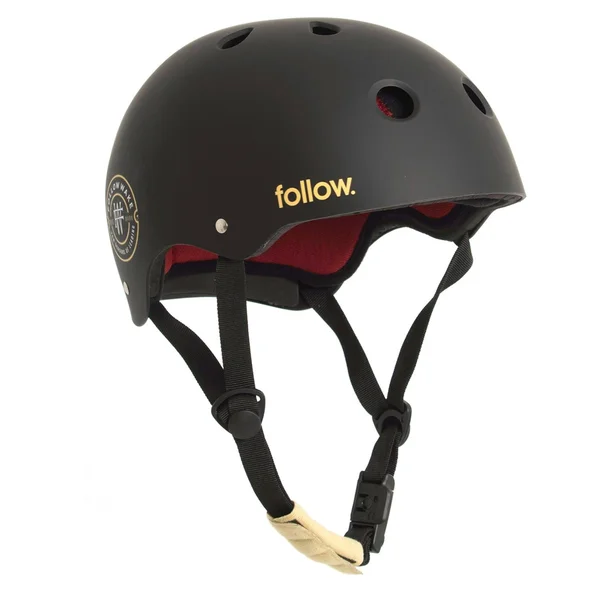 Follow Pro Wakeboard Helmet - Black/Maroon