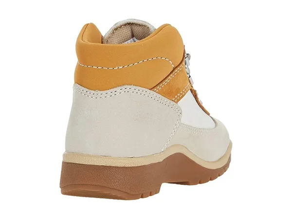 Timberland Kids Leather/Fabric Field Boot Boys Shoes 9481453 - 8.5 Toddler M - Beige