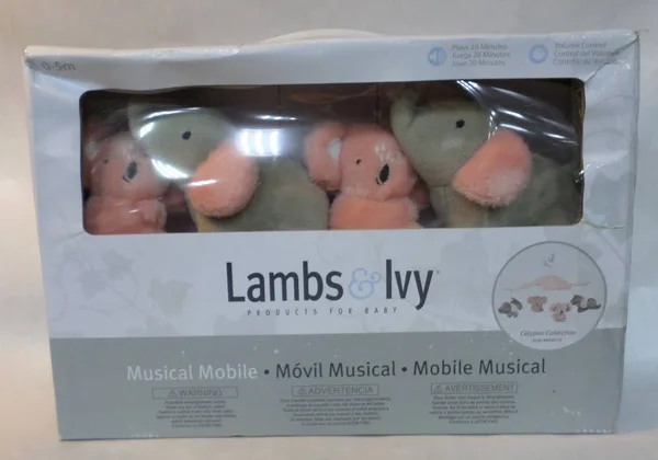 Lambs & Ivy Calypso Koala & Elephant Musical Mobile
