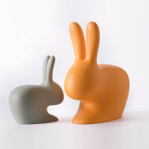 Qeeboo Rabbit Chair Light Grey