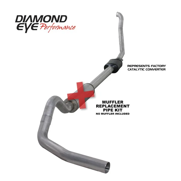 Diamond Eye K4306A-RP Turbo-Back Exhaust Kit