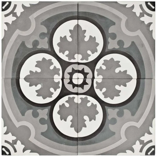 SomerTile FVBCQMST Cimento Cement Floor and Wall Tile, 7.875x22 x 7.875