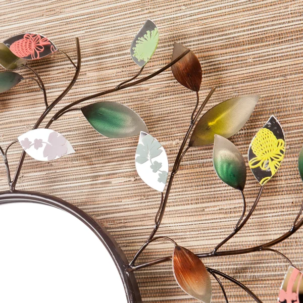 Harper Blvd Leah Decorative Metallic Leaf Wall Mirror