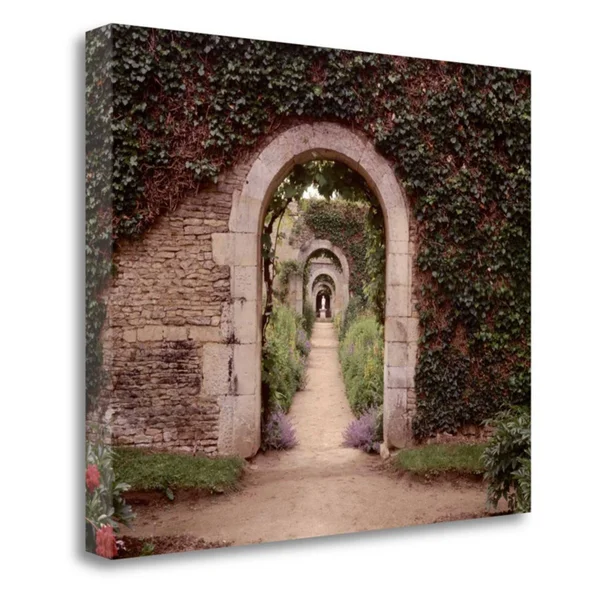 Tangletown Fine Art Banc De Jardin - 3 by Alan Blaustein Giclee Canvas Print Wall Art