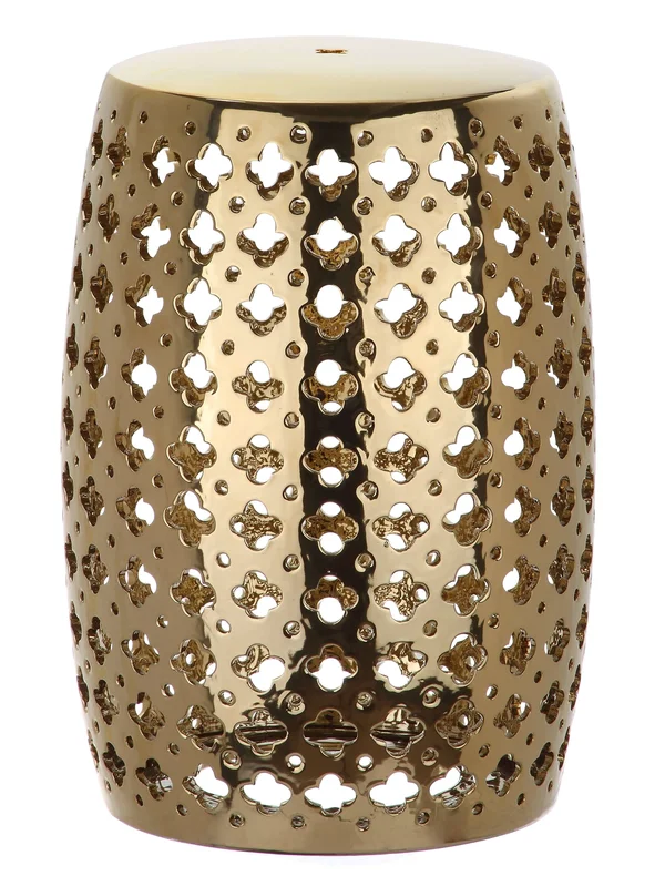 Safavieh Lacey Garden Stool - Gold