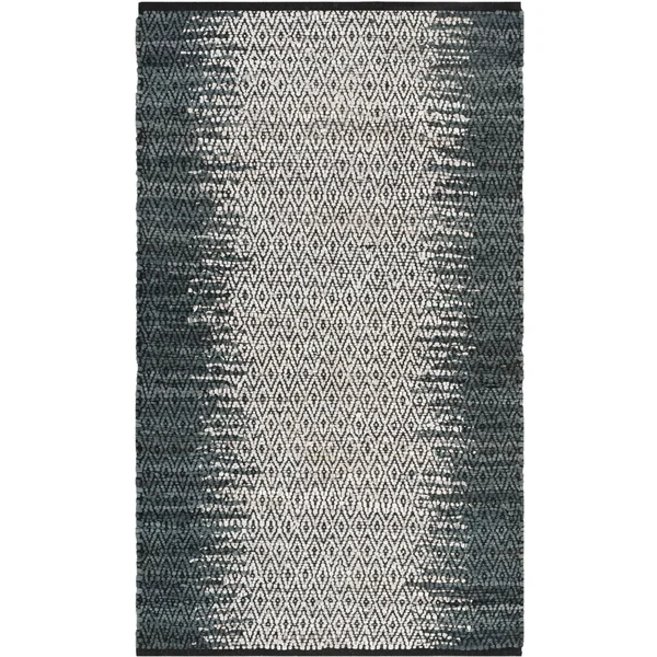 Safavieh Vintage Leather VTL101A 4&0x22 x 6&0x22 Grey - Cream Area Rug