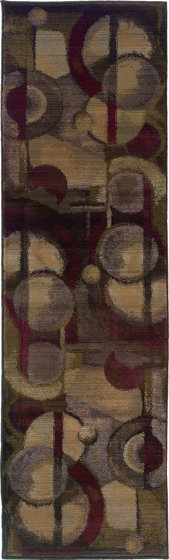 Oriental Weavers Generations 8013A Purple/Green 8& Square Area Rug
