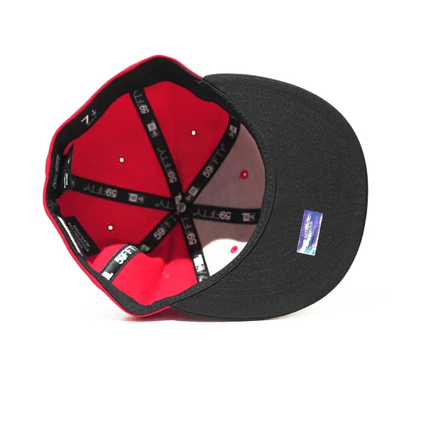 Cincinnati Reds New Era Road Authentic Collection On-Field 59FIFTY Fitted Hat - Red/Black - Size: 7