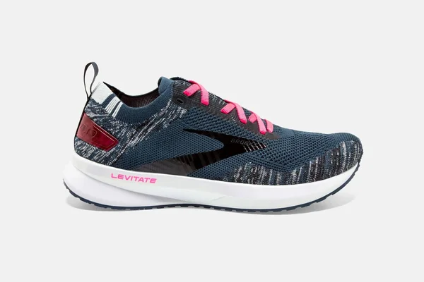 Brooks Running Women's Levitate 4 Road Running Shoes - Navy/Black/Pink 5.0 - Shop The Best at Brooks