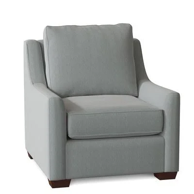 LÃ A 33x22 Wide Armchair Birch Lane Body Fabric: Sunbrella Cast Mist