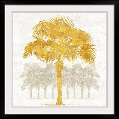 &Palm Coast V& by Sue Schlabach Graphic Art Print Great Big Canvas Format: Black Frame - Size: 20x22 H x 20x22 W x 1x22 D