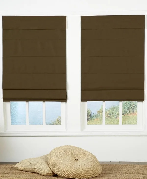 Safe Styles UBQ21X72CC Cordless Roman Shade Chocolate - 21 x 72 in.