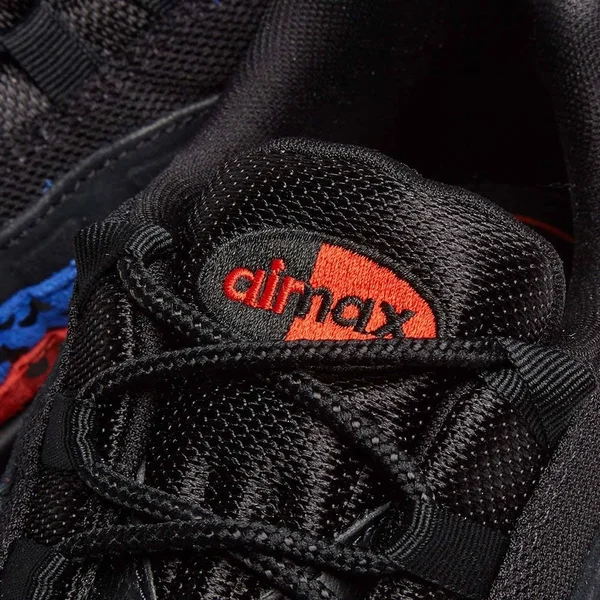 Nike Wmns Air Max 95 Premium Black/ Black-habanero Red-racer Blue