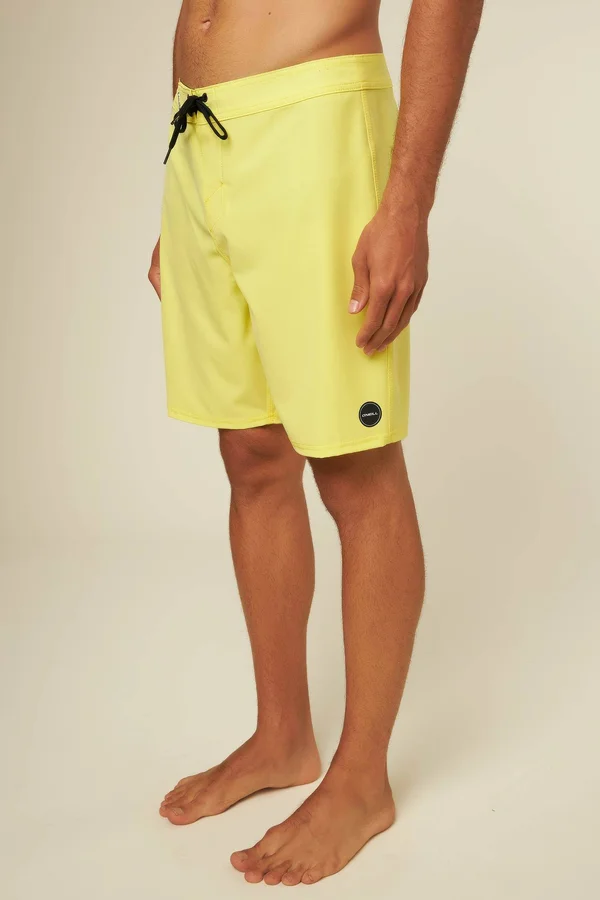 O&Neill Hyperfreak Solid 19x22 Boardshorts Men's Lemon - 29