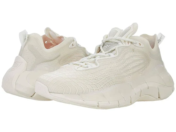 Reebok Zig Kinetica II White/Grey Women's Running Shoes - Size: 9.5
