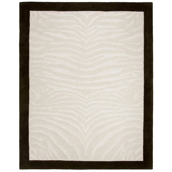 Safavieh Soho Rug SOH443A Ivory - Espresso, 2& 6x22 x 8&