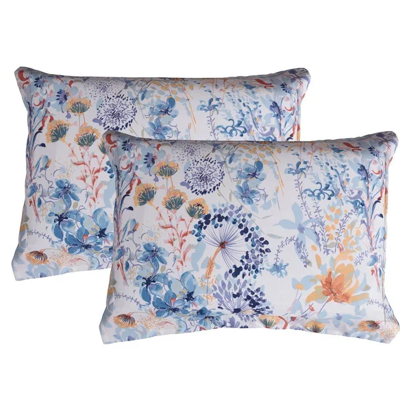 8 Piece Printed Reversible Complete Bed Set Giverny Full