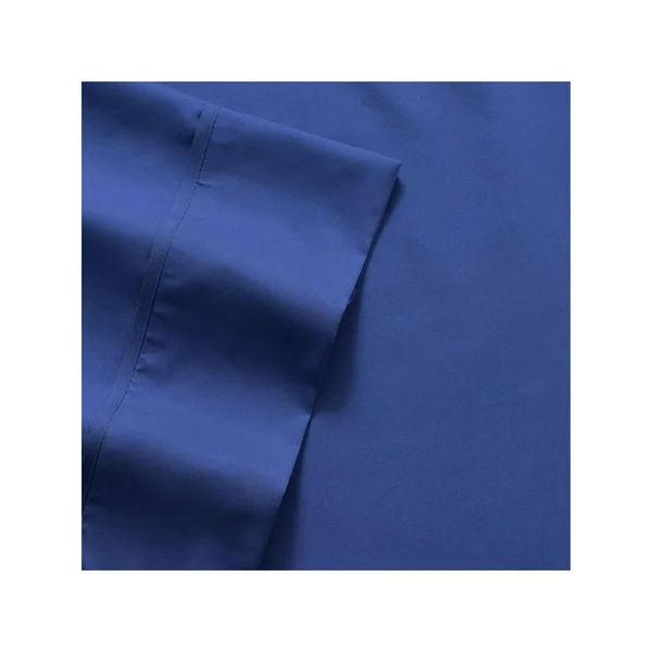 Sweet Home Collection 1500 Thread Count Sheet Set - Dark Blue RV Queen