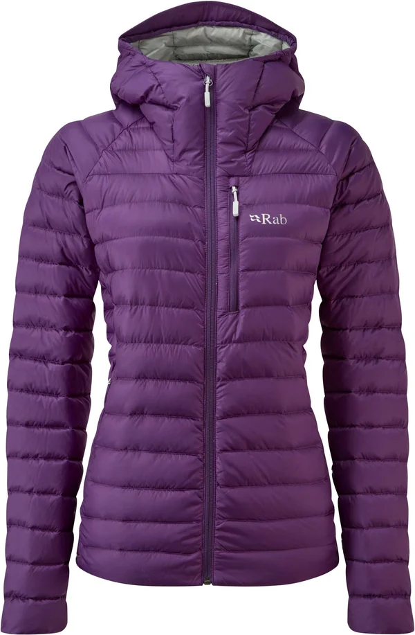 RAB Women's Microlight Alpine Jacket - 14 - Blackcurrant
