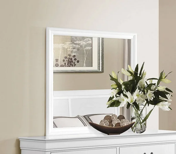 Mayville White Full Sleigh Bed