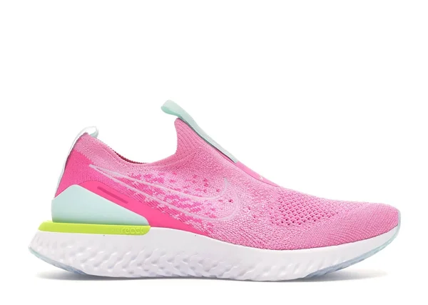 Nike Women's Epic Phantom React Flyknit Running Shoes, Size: 7, Pink