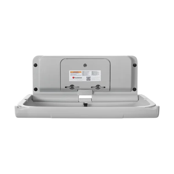 Foundations Ultra Horizontal Baby Changing Station with EZ Mount Backer PLATE - Gray