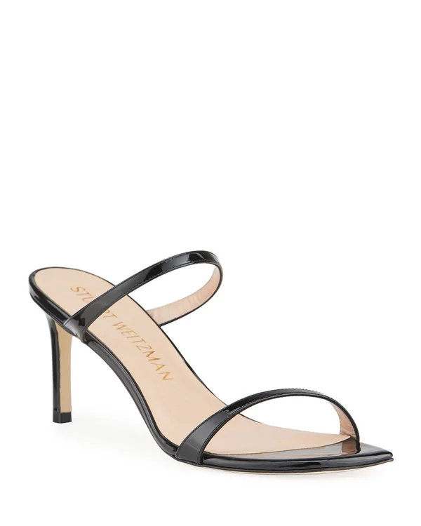 Stuart Weitzman Aleena 75 Black Patent, Women's, Size: 10.5