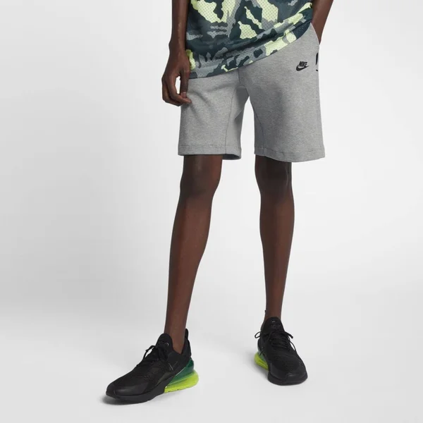 Nike Sportswear Tech Fleece Men's Fleece Shorts Size S (Dark Grey Heather)