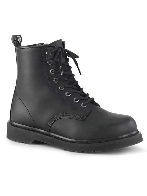 Demonia - Unisex BOLT-100 Boots Black Vegan - Size-13