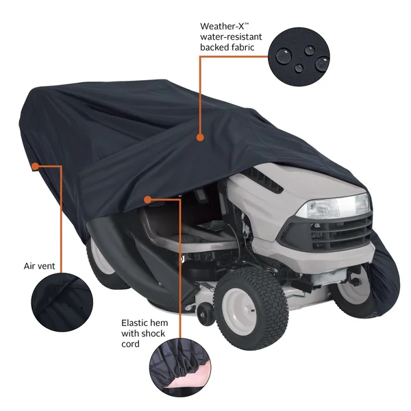 Classic Accessories Tractor with Installed Bagger Storage COVER - X-Large