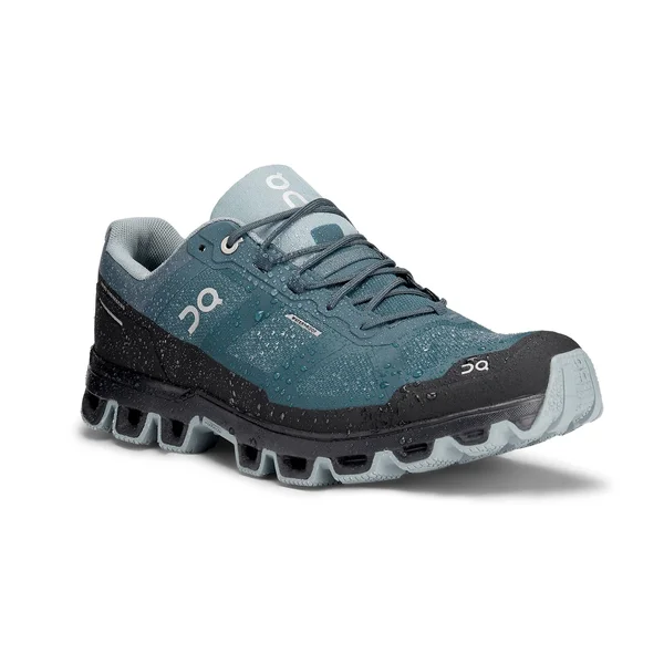 on Running Men's Cloudventure Waterproof Storm/Cobble - 14, D