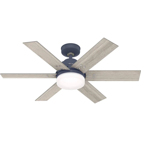 Hunter 51206 Pacer with LED Light 44 inch Ceiling Fan in Indigo Blue