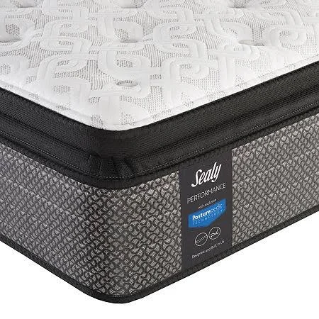 Sealy Posturpedic Curtain Call Firm Pillow Top - Mattress Only - California King, White