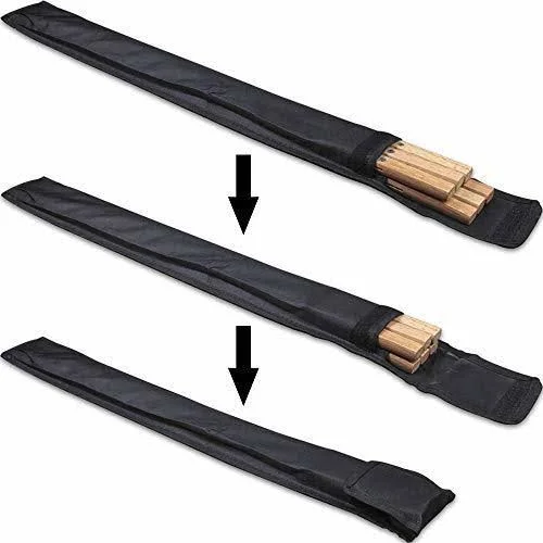 Goutime 23 x 5/8 inch Stainless Steel Shish Kabob Skewers with Bag - Set of 6