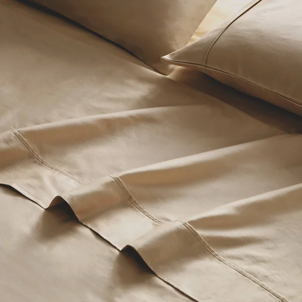 Brielle Home Viscose from Bamboo Sheet Set, Queen - Charcoal
