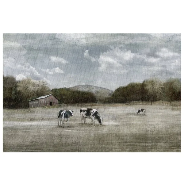Country Satisfaction by Nan Wrapped Canvas Painting Art Print - Size: 24 x 36