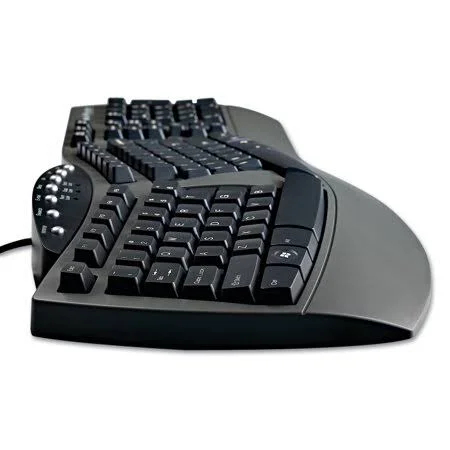 Fellowes Microban Split Design Keyboard - Black