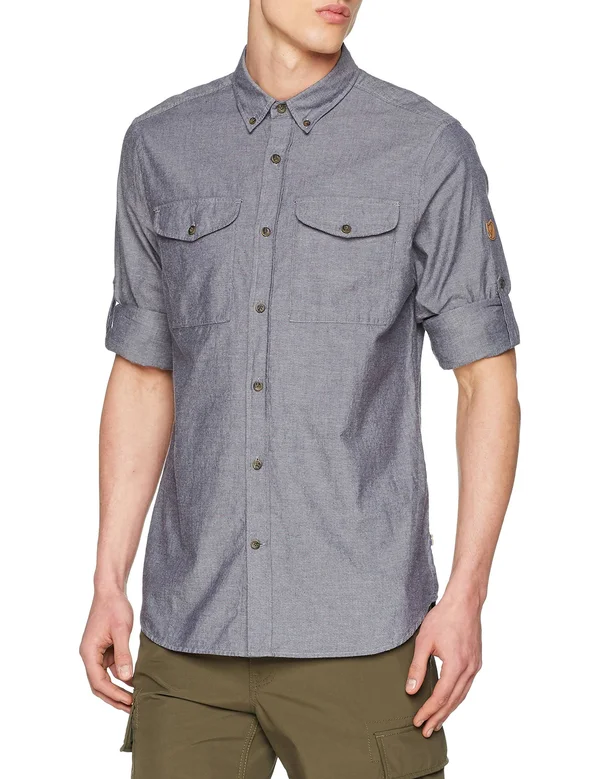 Fjallraven - Men's Ovik Chambray Shirt, Navy, S