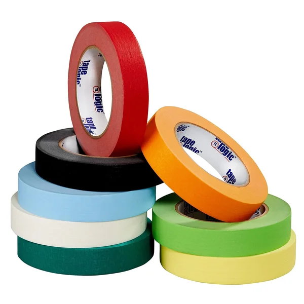 Tape Logic Masking Tape, 1x22 x 60 yds., Light Green, 12/Case