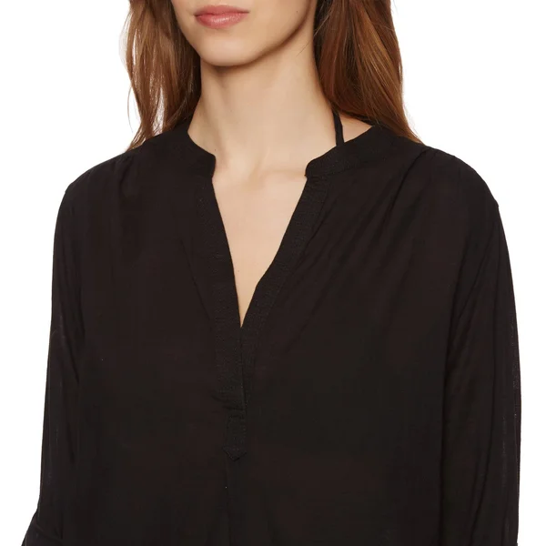 Seafolly Boyfriend Beach Shirt - Black, Women's, M