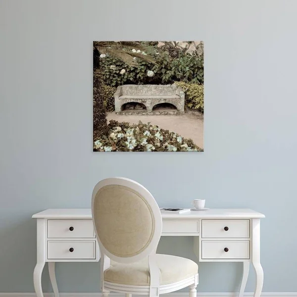 Easy Art Prints Alan Blaustein's 'Campagna #1 Color' Premium Canvas Art - 24 x 24 - Brazilian Barnwood Frame